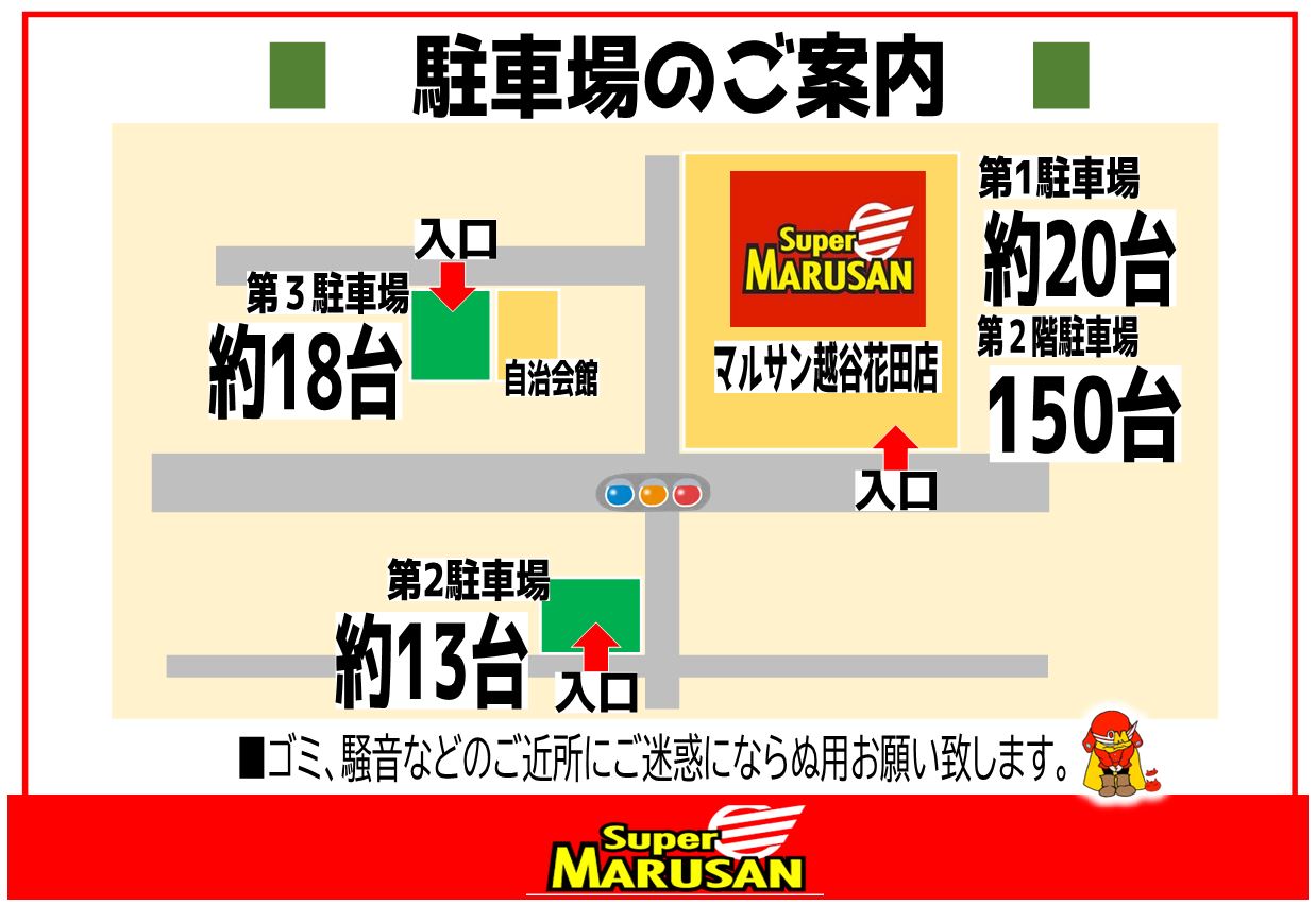 スーパー マルサン 越谷 花田 店